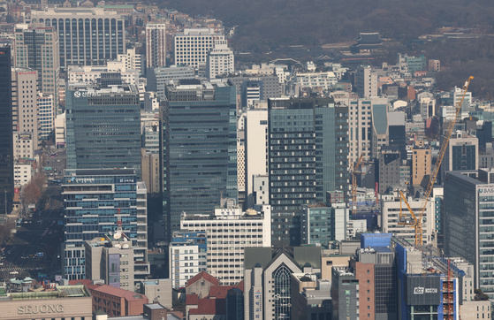 Seoul seen from Namsan in central Seoul on Feb. 2 [YONHAP]