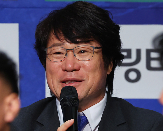 Daegu FC manager Park Chang-hyun speaks during a media day event at the Swiss Grand Hotel in western Seoul on Feb. 13. [YONHAP] 