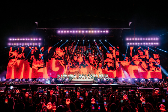 Boy band Stray Kids' concert held in Mexico City on April 12 and 13 [JYP ENTERTAINMENT]