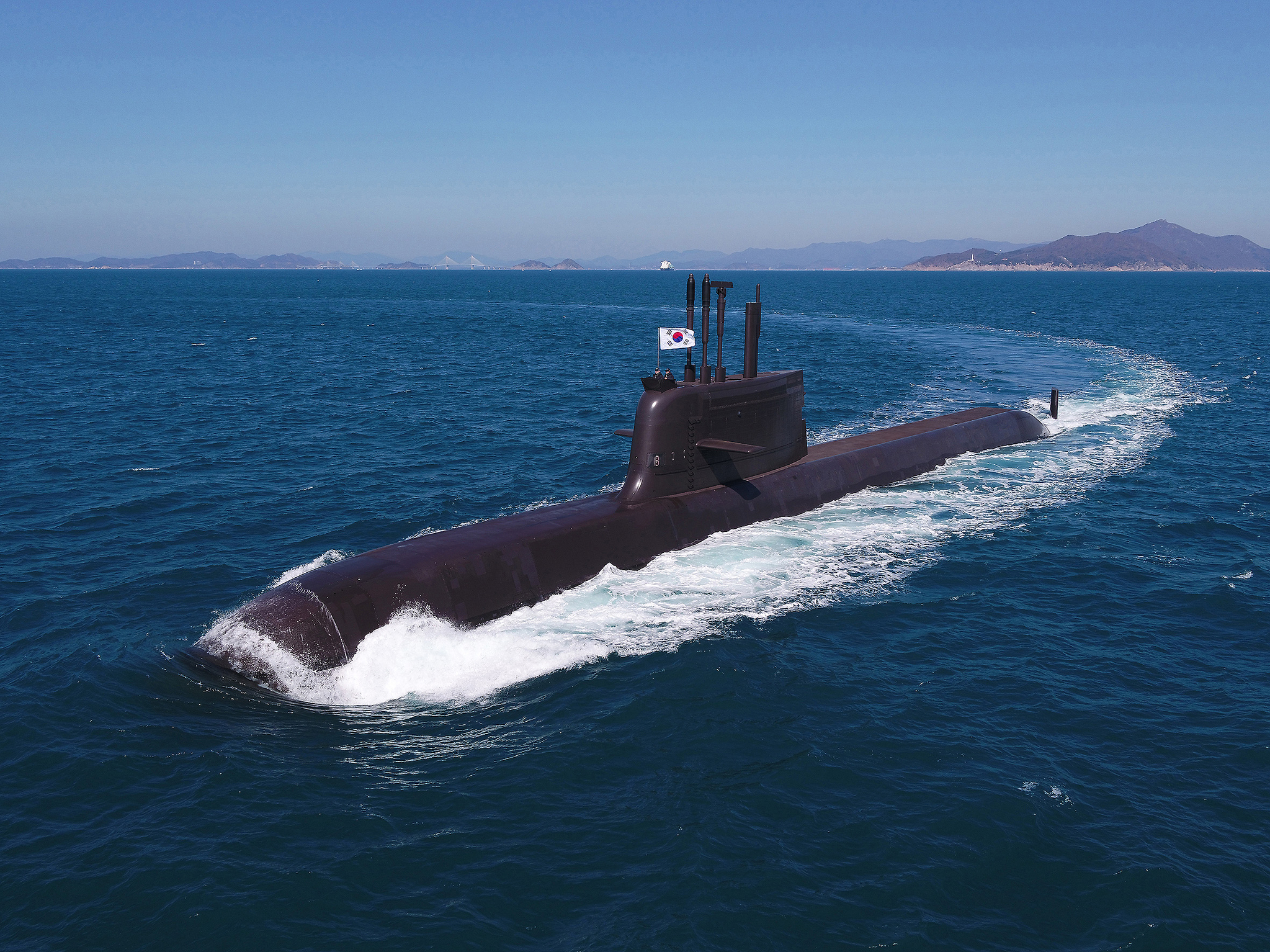 Hanwha Ocean's Jangbogo-III submarine [NEWS1]