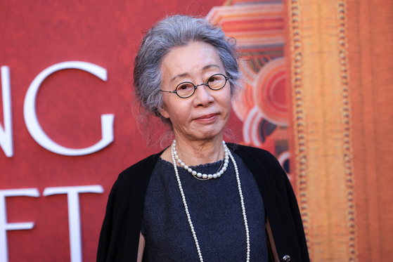Actor Youn Yuh-jung attends the premiere of the film ″The Wedding Banquet″ in Los Angeles on April 14. [REUTERS/YONHAP]