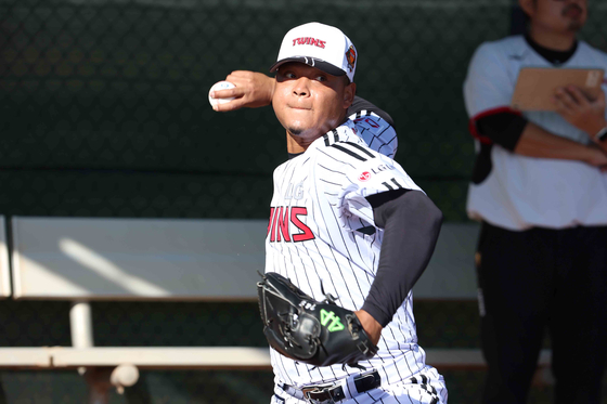 LG Twins pitcher Elieser Hernandez [LG TWINS]