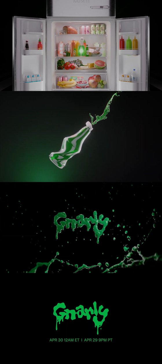 Girl group Katseye's teaser for ″Gnarly″ [HYBE]