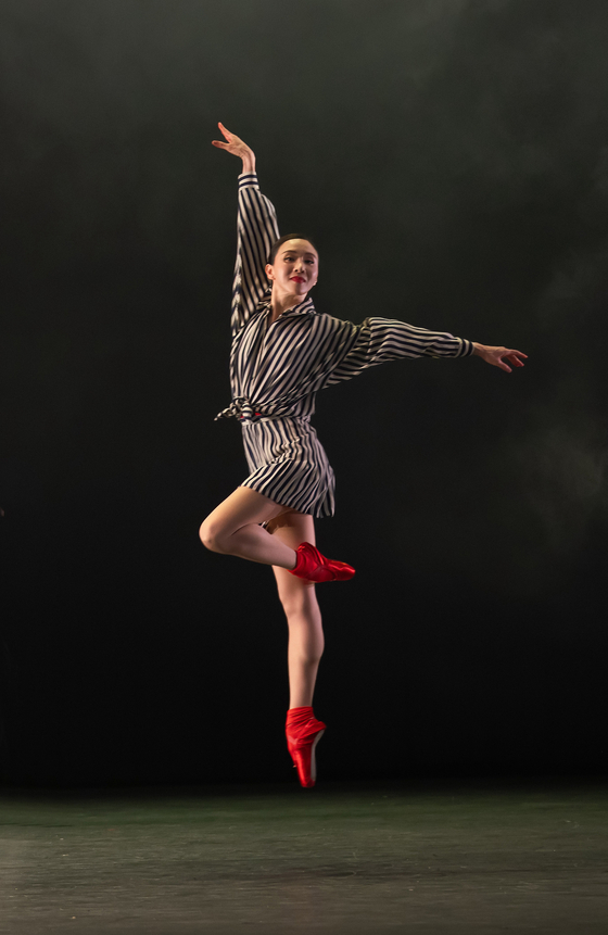 Ballerina Seo Hee in Twyla Tharp’s ″In the Upper Room″ [KYLE FROMAN]