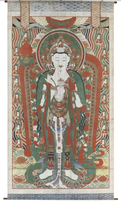 The Buddhist Hanging Scroll at Muryang Temple, newly designated as national treasure on April 24 [NATIONAL HERITAGE SERVICE]