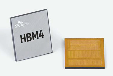 SK hynix's sixth-generation high-bandwidth memory (HBM4) chips [SK HYNIX]