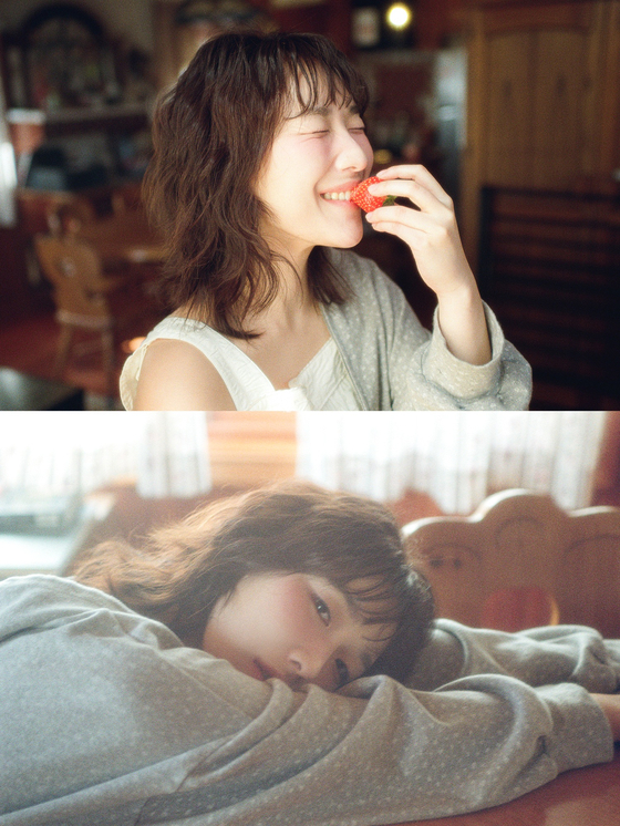 Concept photos of Dalchong of one-person indie band Cheeze for her second full-length album “It just happened,” released on April 24. [MOODMINGLE]