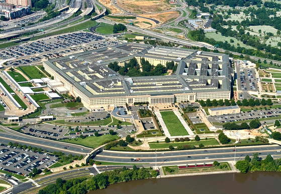 A view of the Pentagon, the headquarters building for the U.S. Department of Defense, in Washington on August 13. [AFP/YONHAP]