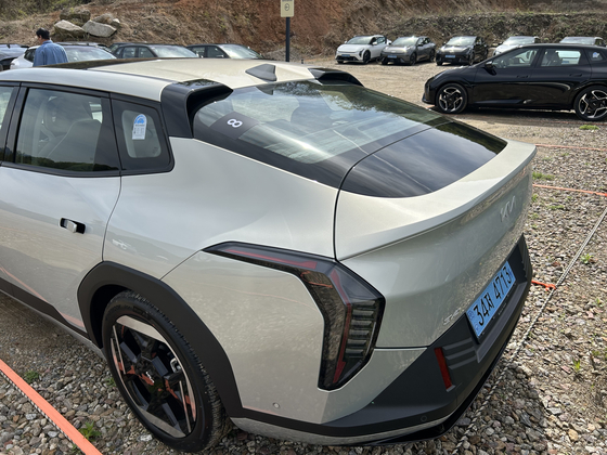 The EV4 has slippery bodywork that resembles an SUV [SARAH CHEA]