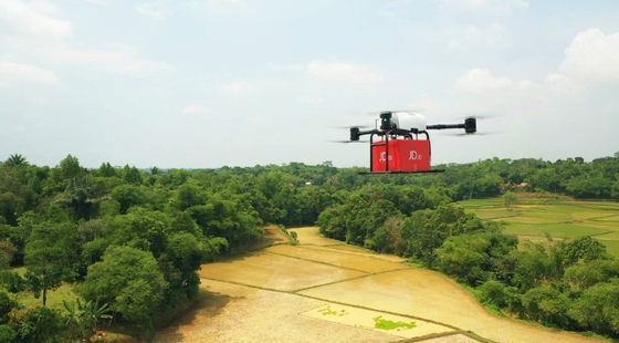 JD.com's delivery drone [JD.COM]