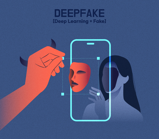 An illustration depicting AI-generated deepfake images [GETTY IMAGES BANK]