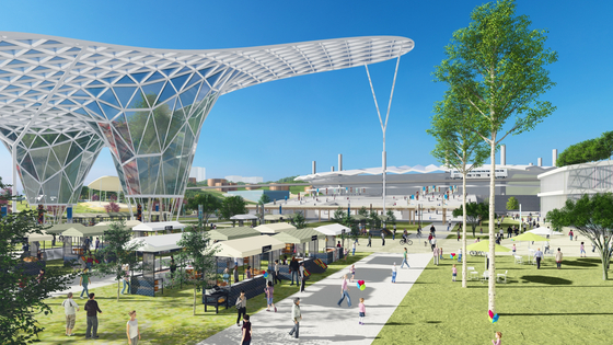 Overall rendering of the Sangam-dong Re-Creation Project [SEOUL METROPOLITAN GOVERNMENT]