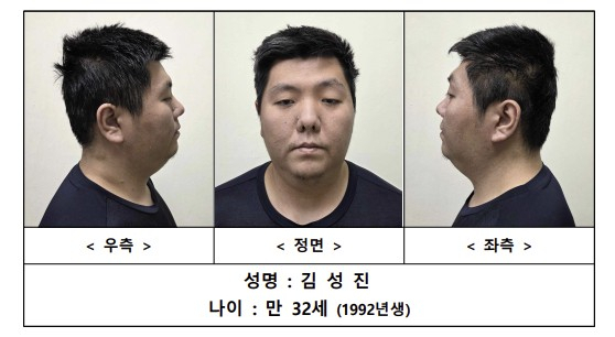 Mugshot of Kim Sung-jin [YONHAP]