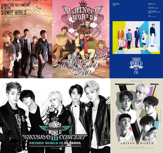 Boy band SHINee's six concert series will be streamed on YouTube from May 18 to 22. [SM ENTERTAINMENT]