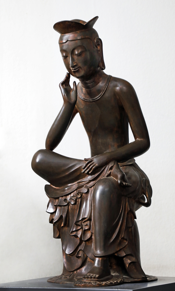Gilt-bronze Pensive Maitreya Bodhisattva [PARK SANG-MOON]
