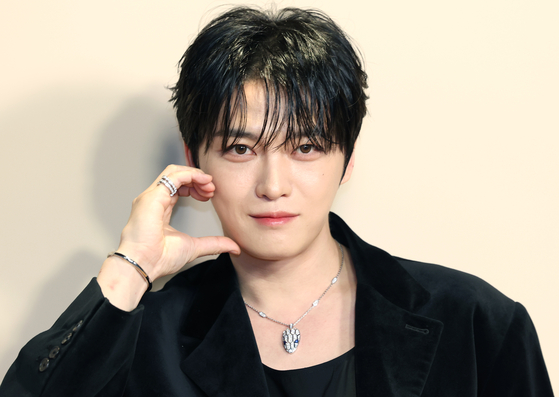 Singer Kim Jae-joong in central Seoul on March 27 [NEWS1]