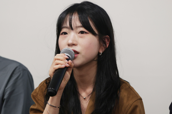 ″A Thousand Blues″ (2020) novelist Cheon Seon-ran on April 18, 2024 [YONHAP]