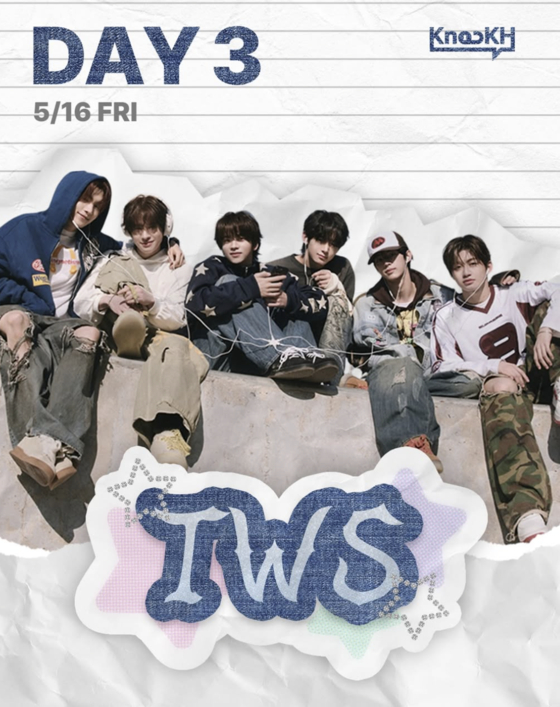 A screen capture of the official post of Kyung Hee University's spring festival, ″MASTERPEACE″ featuring boy band TWS as one of the artists [SCREEN CAPTURE]