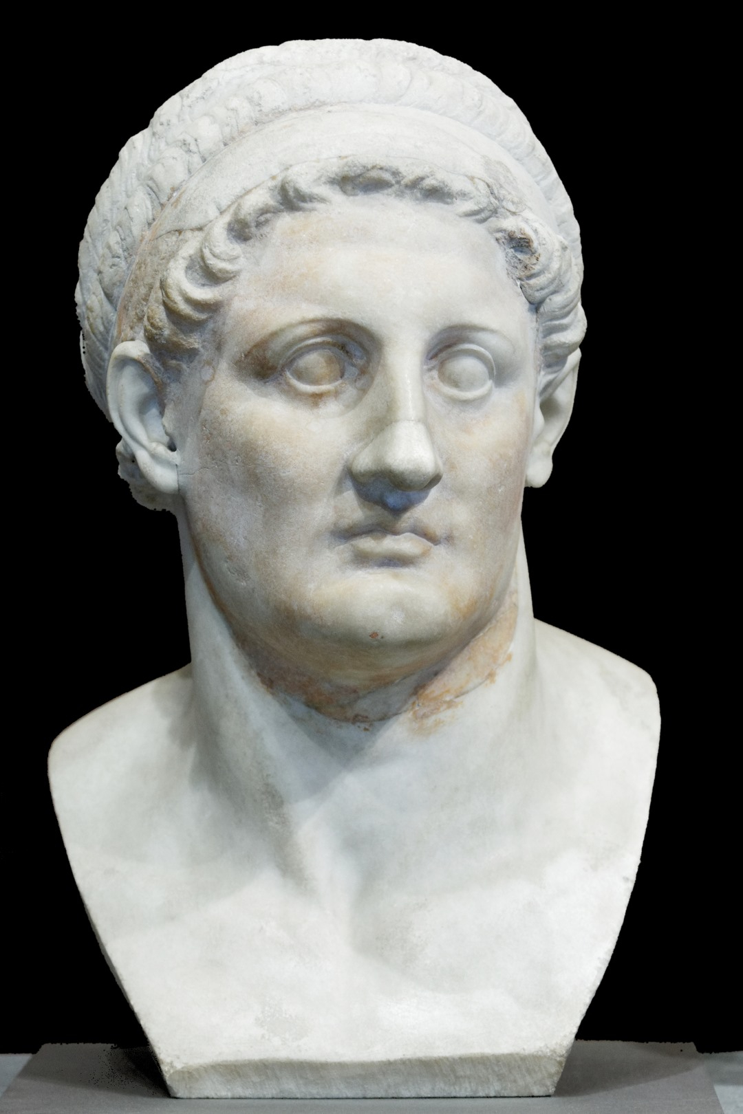 Marble bust of Ptolemy I Soter at the Louvre Museum. [LOUVRE]