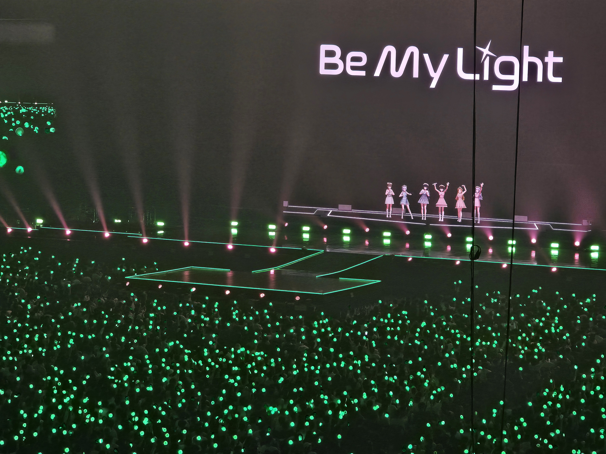 Virtual girl group Isegye Idol performs during the Isegye Festival at the Gocheok Sky Dome in western Seoul on May 17. [SHIN HA-NEE]