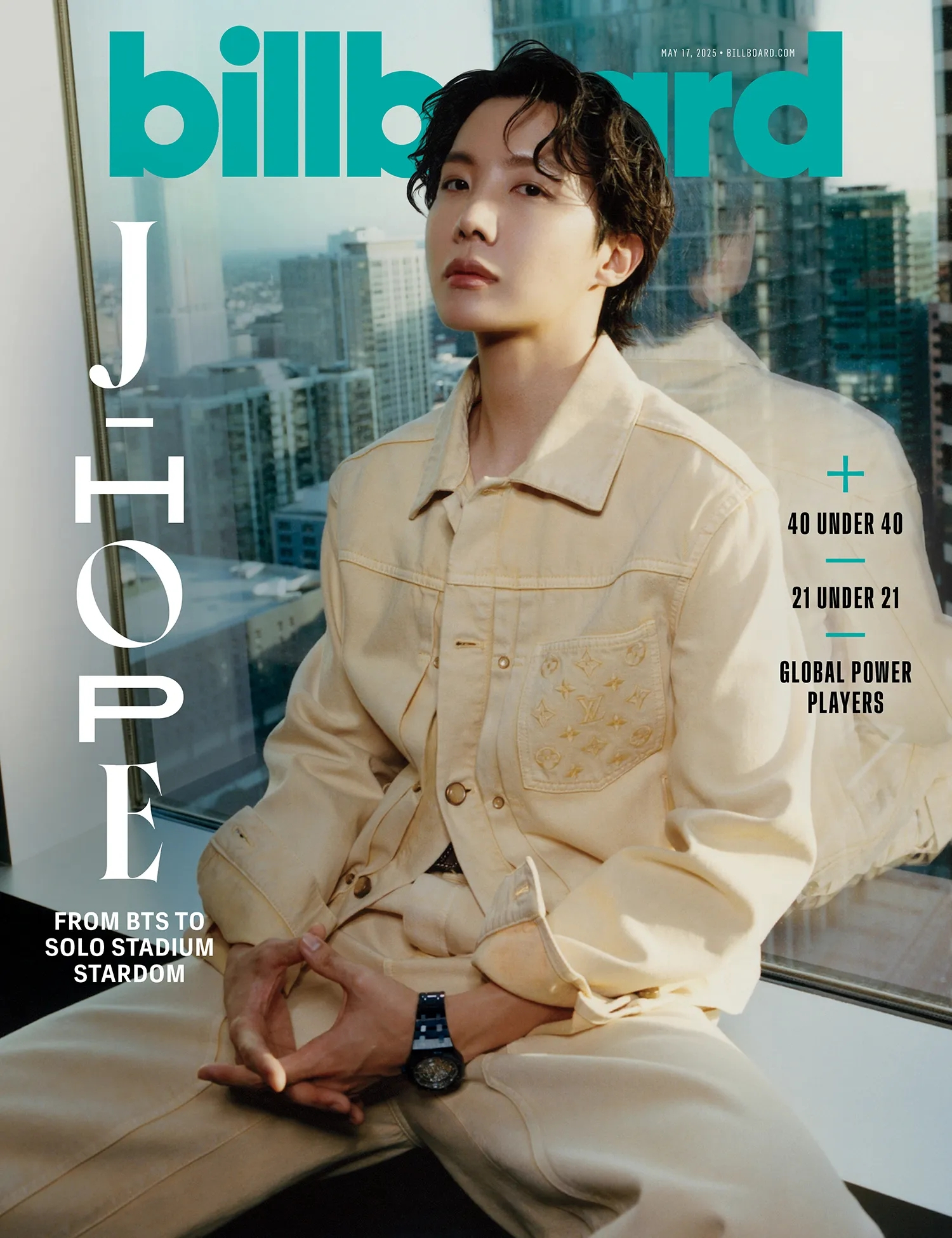 J-Hope of boy band BTS featured on the May edition of U.S. music magazine Billboard [BILLBOARD]