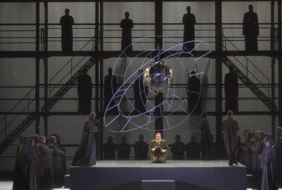 A scene from Unsuk Chin’s new opera, “Die dunkle Seite des Mondes,” or ″The Dark Side of the Moon″ [HAMBURG STATE OPERA]