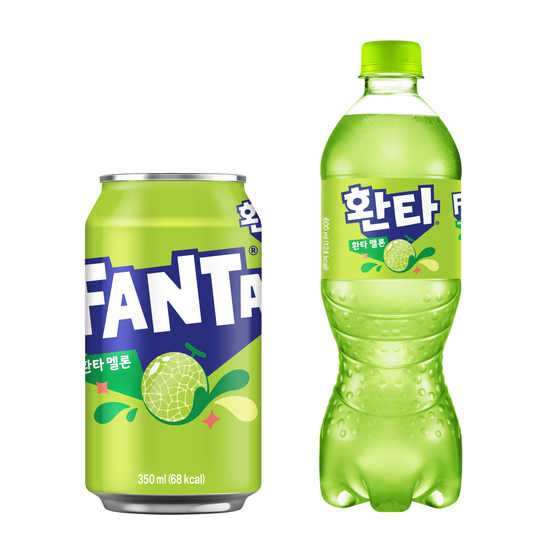Coca-Cola's melon-flavored Fanta drink [COCA-COLA KOREA]