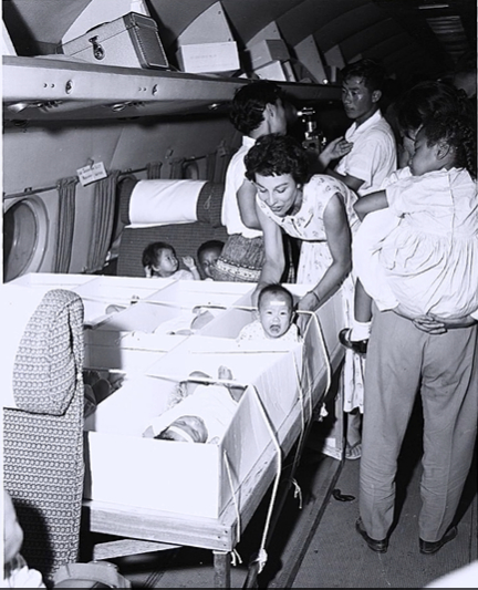 A still from ″K-Number,″ a documentary directed by Jo Se-young that revisits Korea's controversial history of international adoptions in the late 20th century through ″proxy adoptions.″ [MANO ENTERTAINMENT]