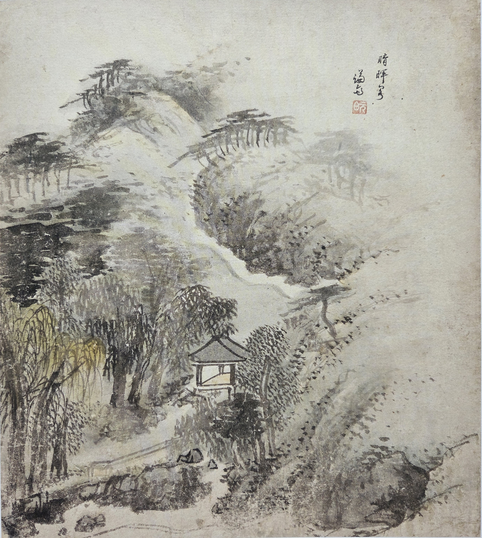 The Cheonghuigak featured in Jeong Seon's ″Jangdongpalgyeongcheop″ [HOAM MUSEUM OF ART]