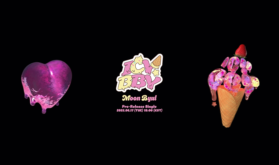 Teaser image for Moonbyul's digital single ″ICY BBY″ [RBW]