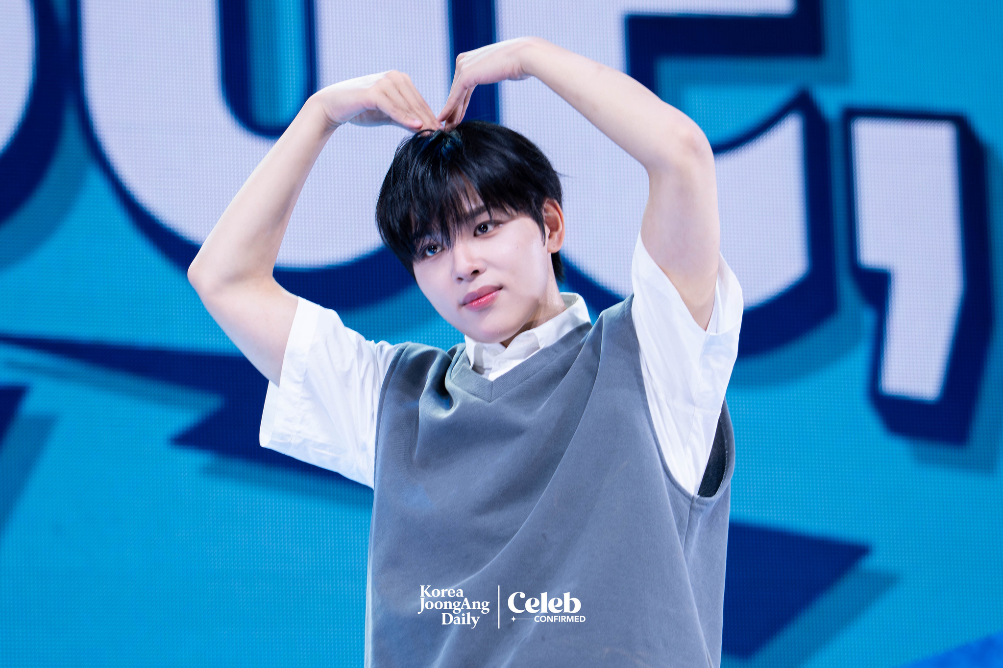 KickFlip’s Amaru poses for photos during a showcase for the release of its second EP, “Kick Out, Flip Now!” at Yes24 Live Hall in eastern Seoul on May 26. [DANIELA GONZALEZ PEREZ]