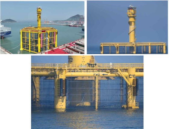 "Shenlan No. 2," which China installed last year in the Korea-China Provisional Measures Zone in the Yellow Sea [OFFICE OF REP. EOM TAE-YOUNG]