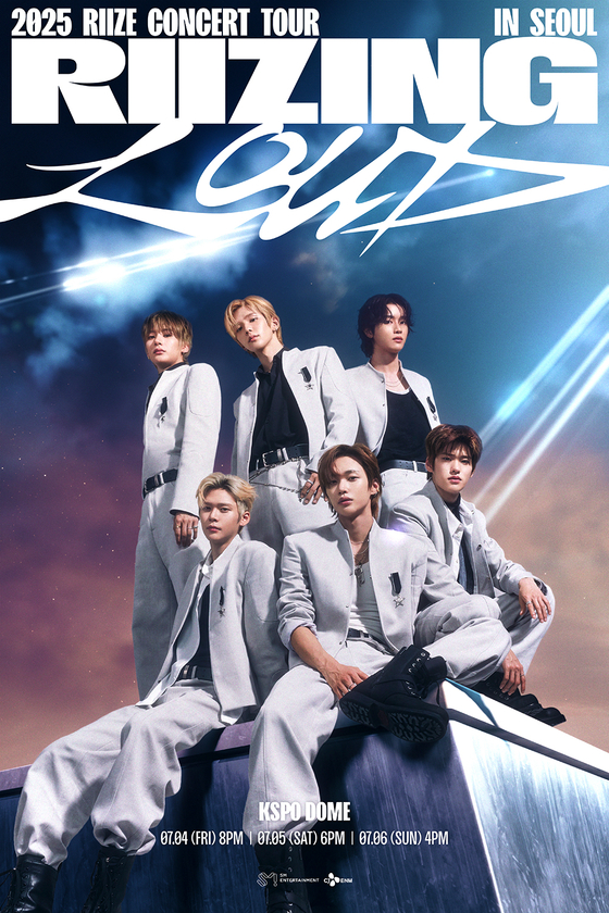 A poster for boy band Riize's concert “Riizing Loud” [SM ENTERTAINMENT]