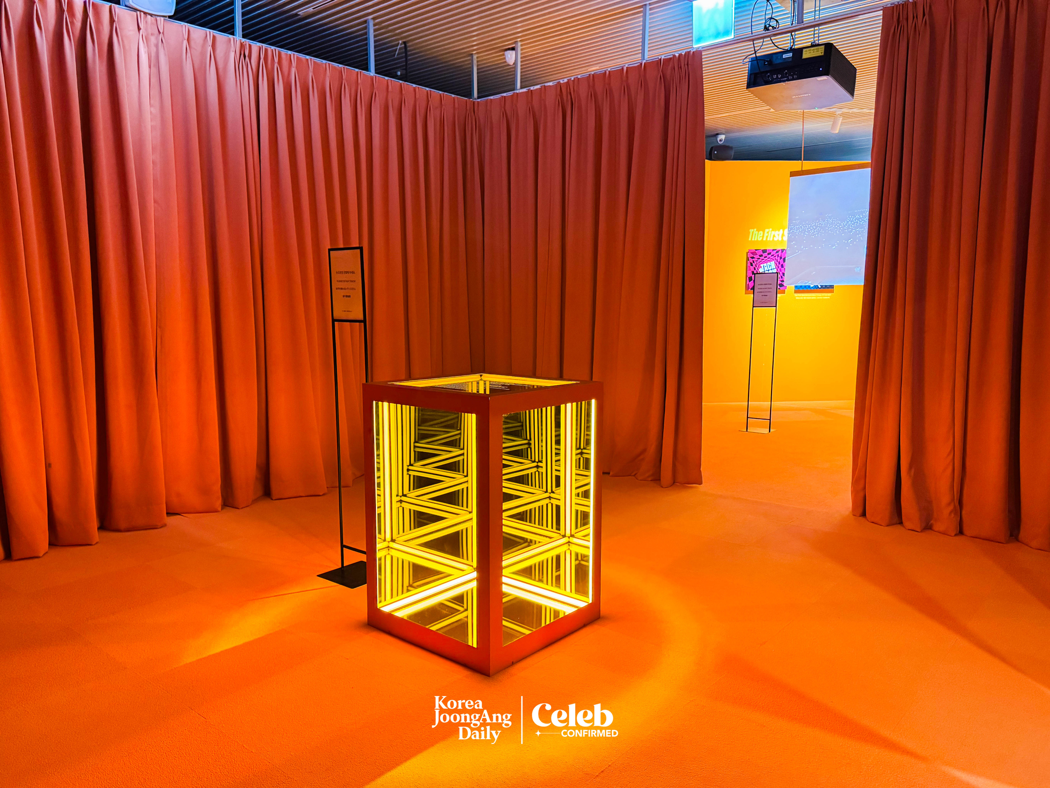 The “Pioneer” zone at J-Hope’s “And What?” Exhibition at AK Plaza in Hongdae, western Seoul [DANIELA GONZALEZ PEREZ]