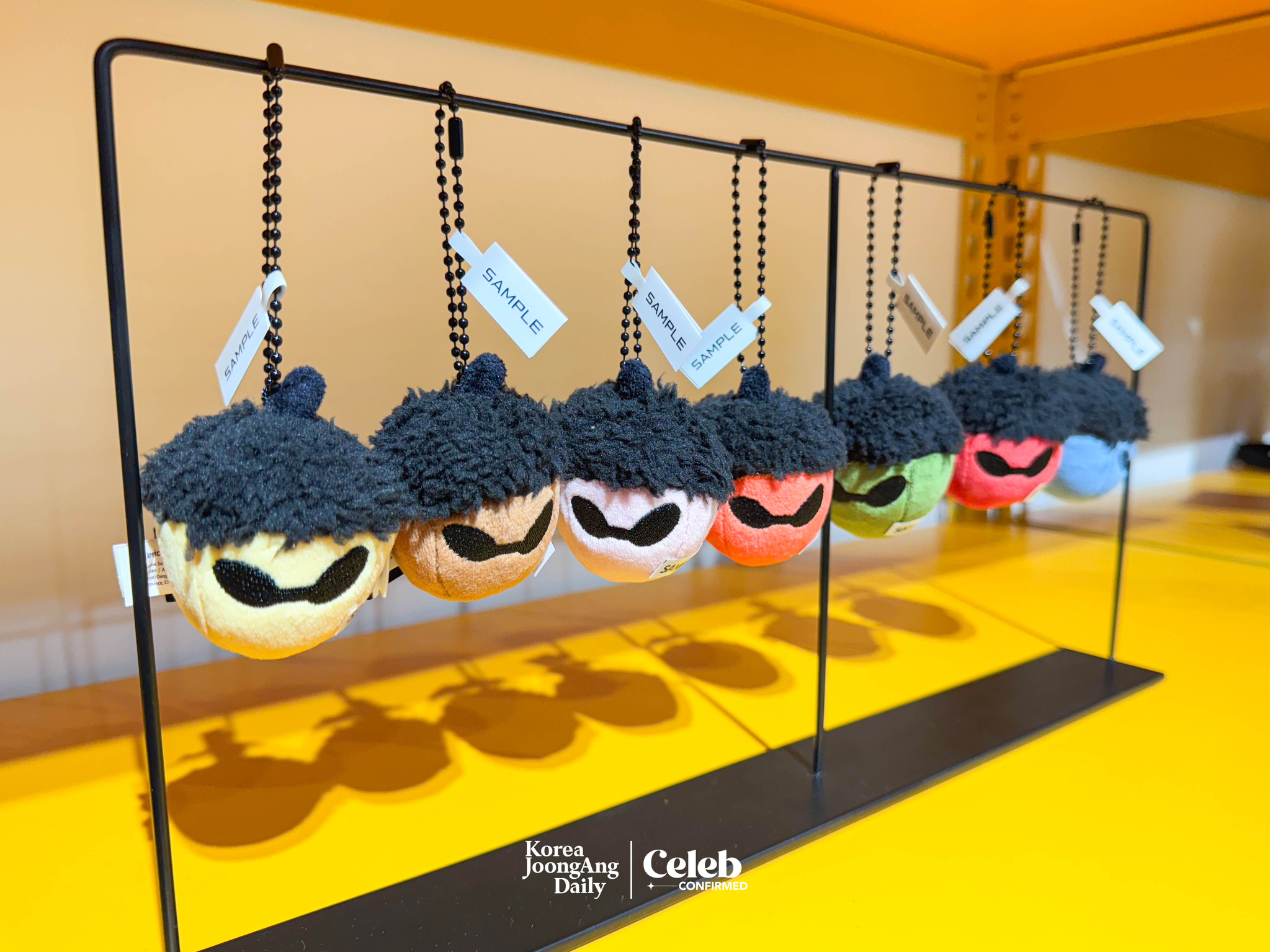 Merchandise at J-Hope’s “And What?” Exhibition at AK Plaza in Hongdae, western Seoul [DANIELA GONZALEZ PEREZ]