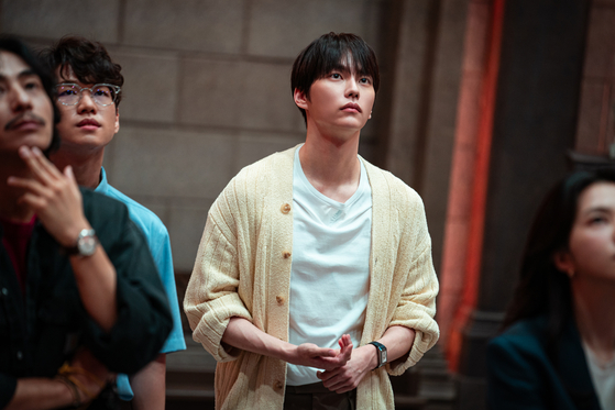 Still from the second season of Netflix's mind-game survival show ″The Devil's Plan: Death Room,″ featuring Jeong Hyun-gyu [NETFLIX]