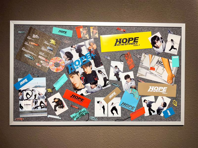 BigHit Music holds an exhibition highlighting BTS member J-Hope's solo career, titled ″And What?″, in western Seoul, which runs from May 30 through June 22 [DANIELA GONZALEZ PEREZ]