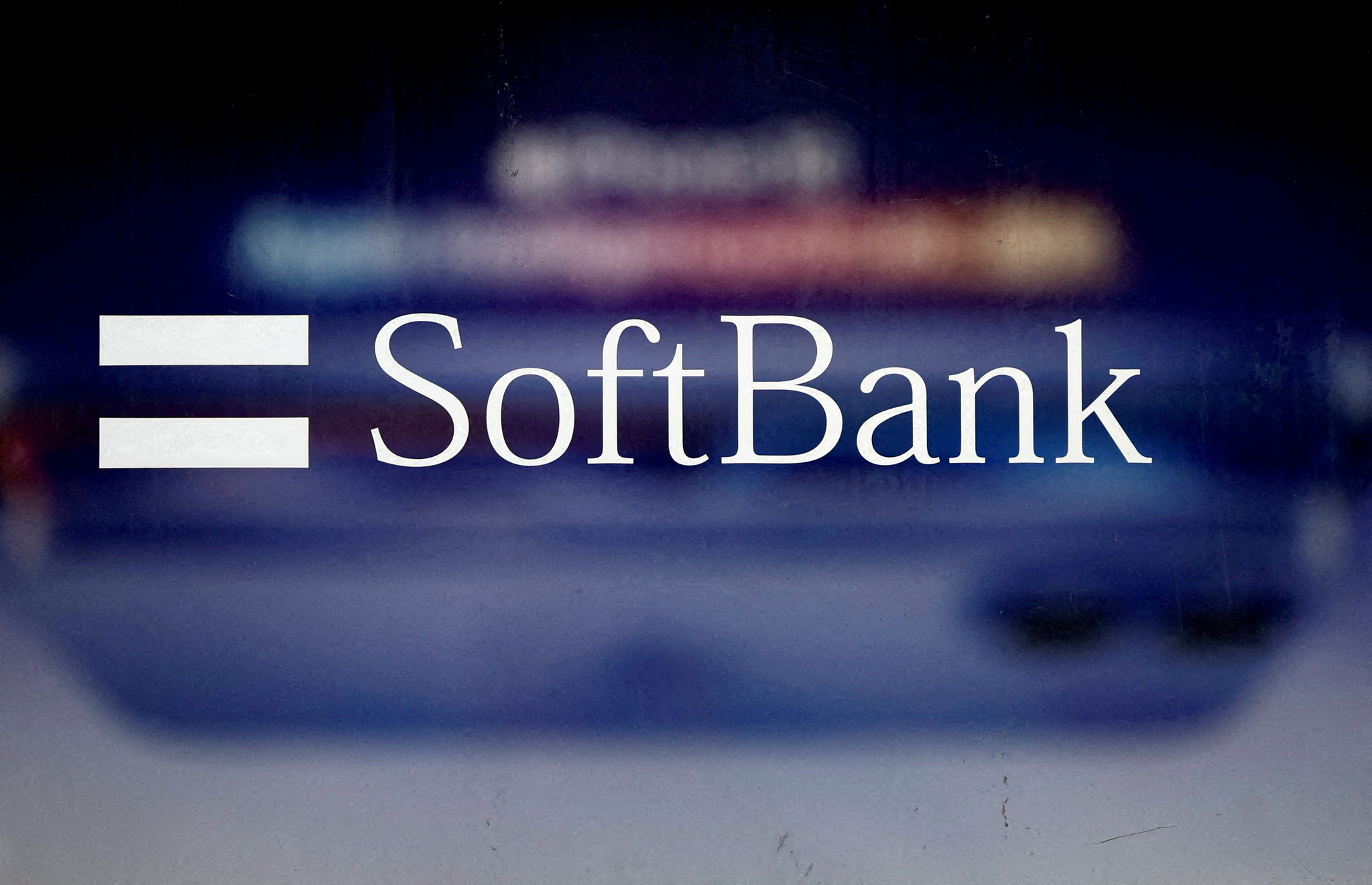 The logo of SoftBank is displayed at a company branch in Tokyo on Jan. 28. [REUTERS/YONHAP]