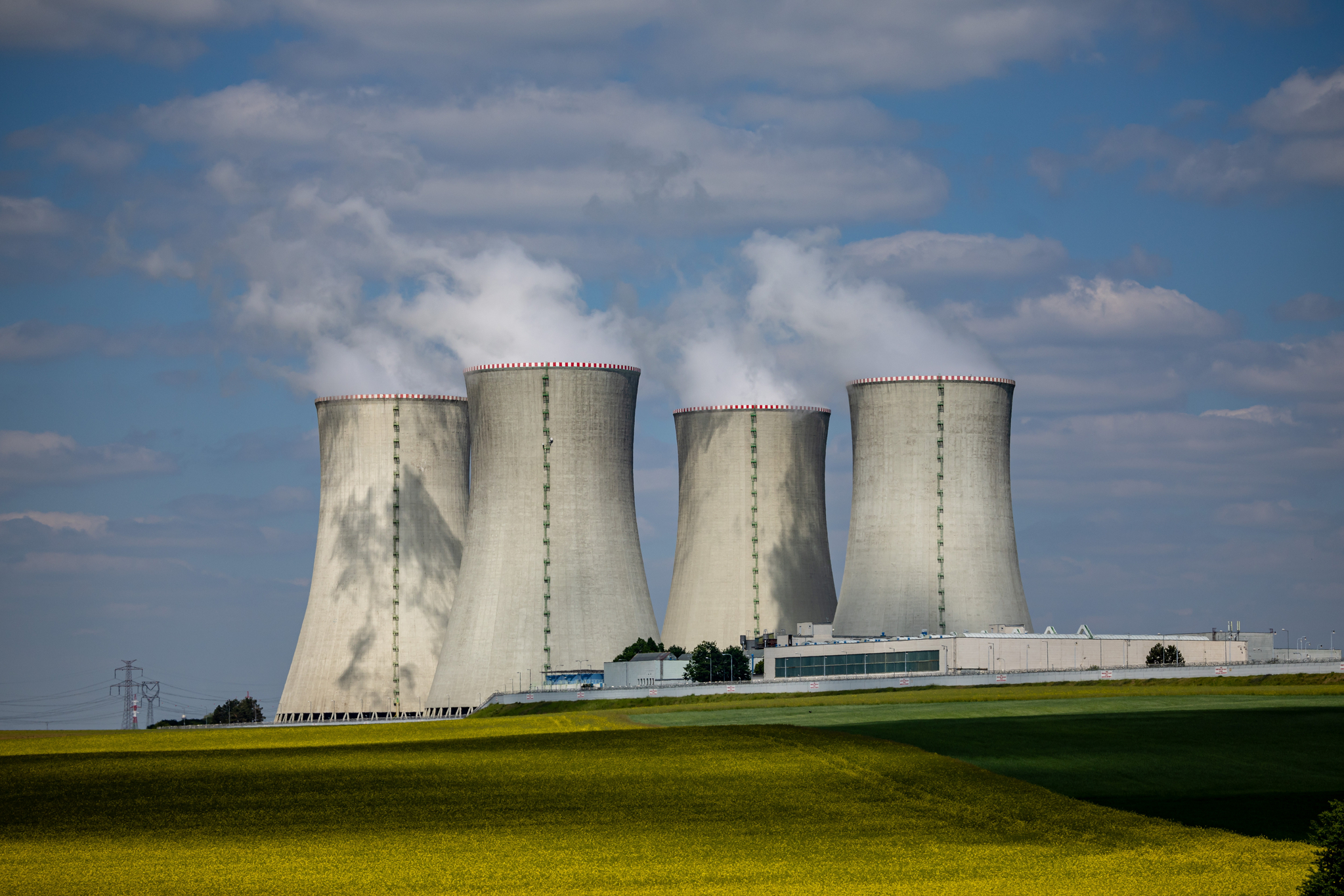 Cooling towers operate at the Dukovany nuclear power plant operated by CEZ AS, near the village of Dukovany, the Czech Republic, on May 12. [EPA/YONHAP]