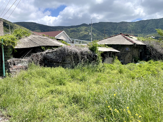 Area near former President Moon Jae-in’s birthplace in Geoje-myeon, Geoje, South Gyeongsang. [JOONGANG ILBO] 