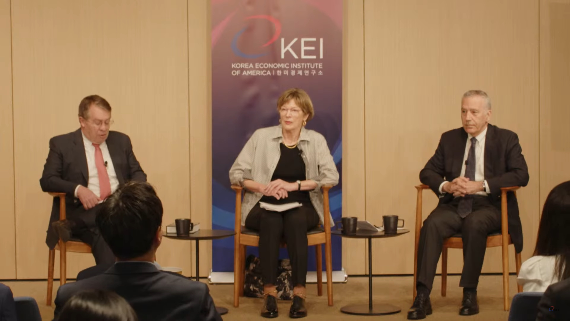Former U.S. ambassadors to Korea discuss the future of Korea-U.S. relations under President Lee Jae-myung during a KEI-hosted seminar in Washington on June 6. [KOREA ECONOMIC INSTITUTE OF AMERICA]