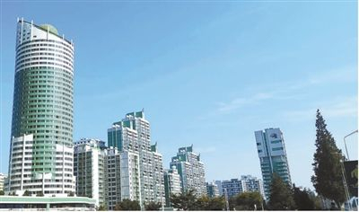 Pyongyang's Ryomyong Street, as seen in a report by China's People's Daily [SCREEN CAPTURE]
