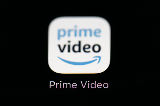 Amazon's Prime Video streaming app is seen on an iPad on March 19, 2018. [AP/YONHAP]