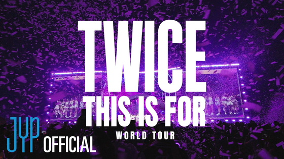 Girl group Twice's ″This is for″ world tour teaser [JYP ENTERTAINMENT]