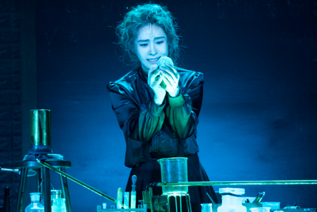 A scene from the musical "Marie Curie" LIVE] 