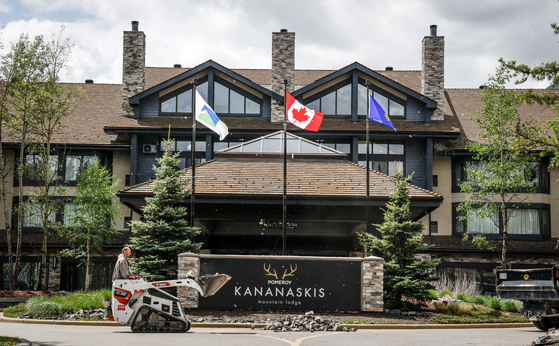 The Pomeroy Kananaskis Mountain Lodge in Alberta, Canada, where the G7 Leaders meeting will take place from June 15 to 17. [AP/YONHAP]
