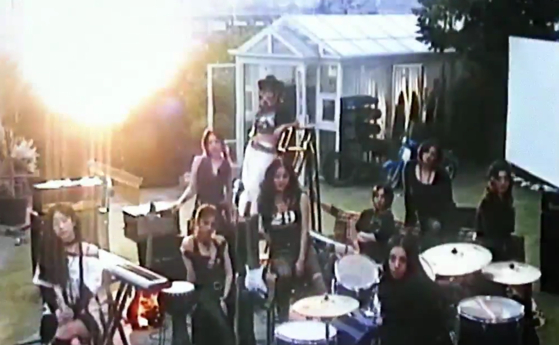 Still from the teaser for Twice's upcoming Japanese album ″Enemy″ [JYP ENTERTAINMENT]