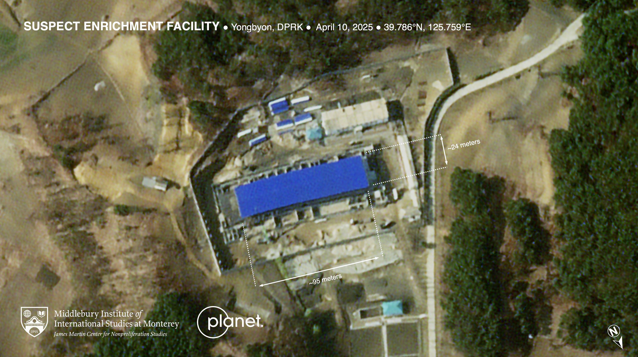 A picture of North Korea's Yongbyon revealed by Planet Labs [SCREEN CAPTURE]