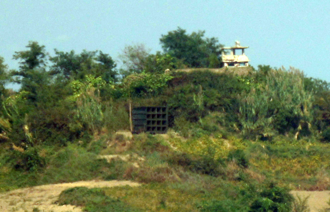 North Korean loudspeakers to the South seen on Oct. 10, 2024 [NEWS1]