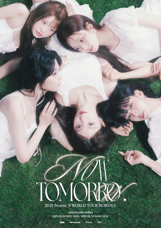 Girl group fromis_9's world tour poster [ASND]